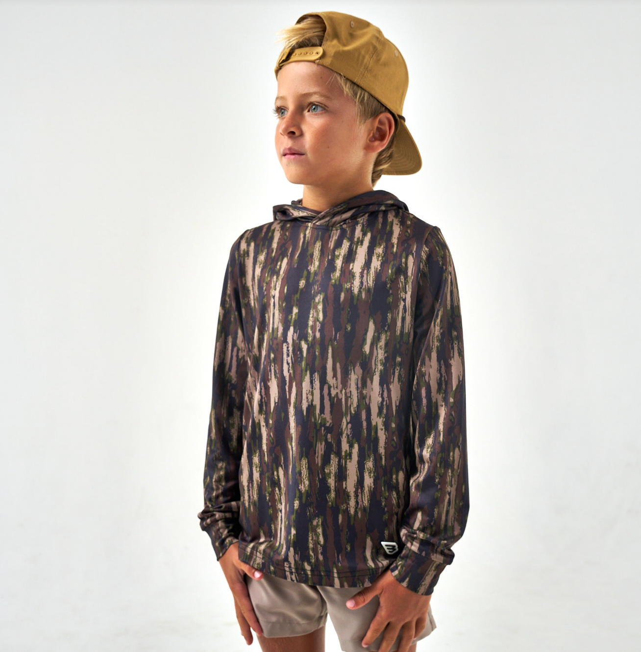 YOUTH PERFORMANCE HOODIE-Midland Camo