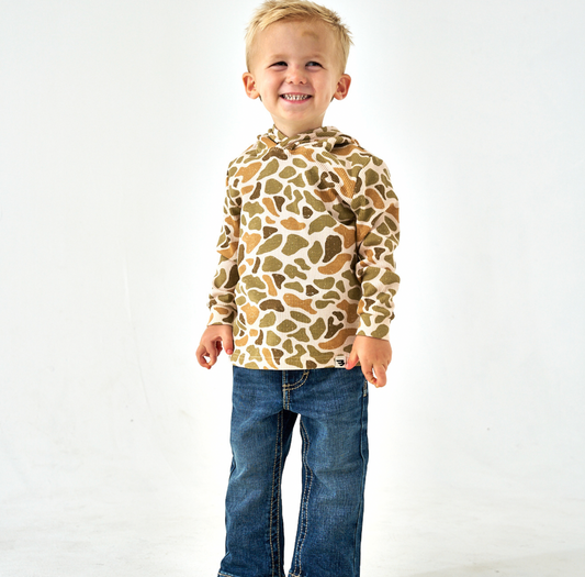 YOUTH THERMAL HOODIE-Venado CAMO