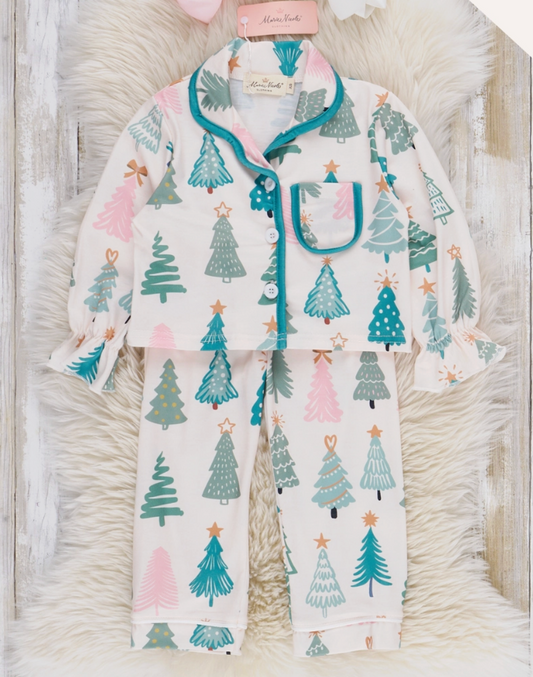 Evergreen Galore Cropped Pajamas