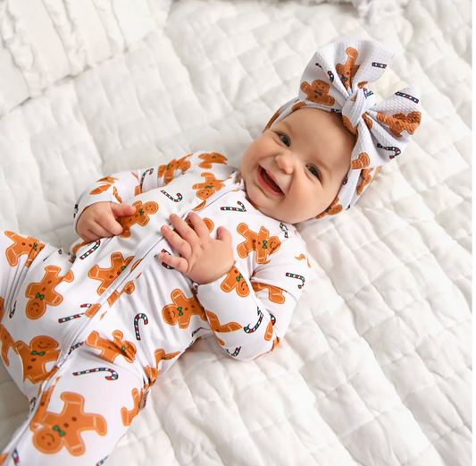 Fritz Gingerbread Zip Christmas Bamboo Sleeper