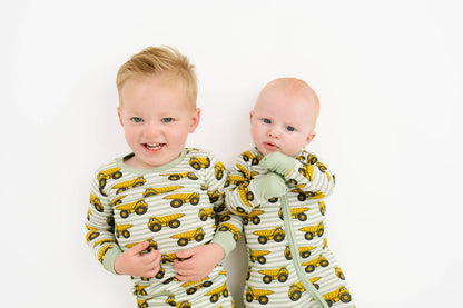 Dump Trucks Bamboo Sleeper