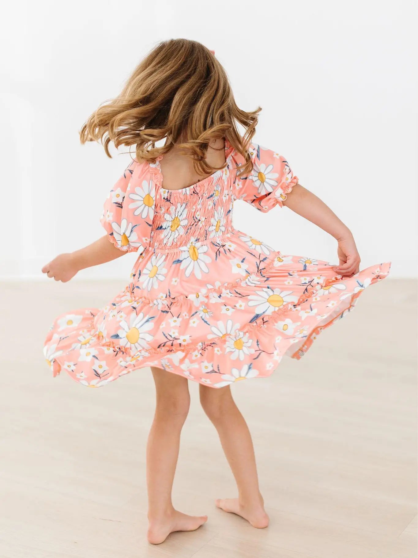 Daisy Darling Smocked Ruffle Dress