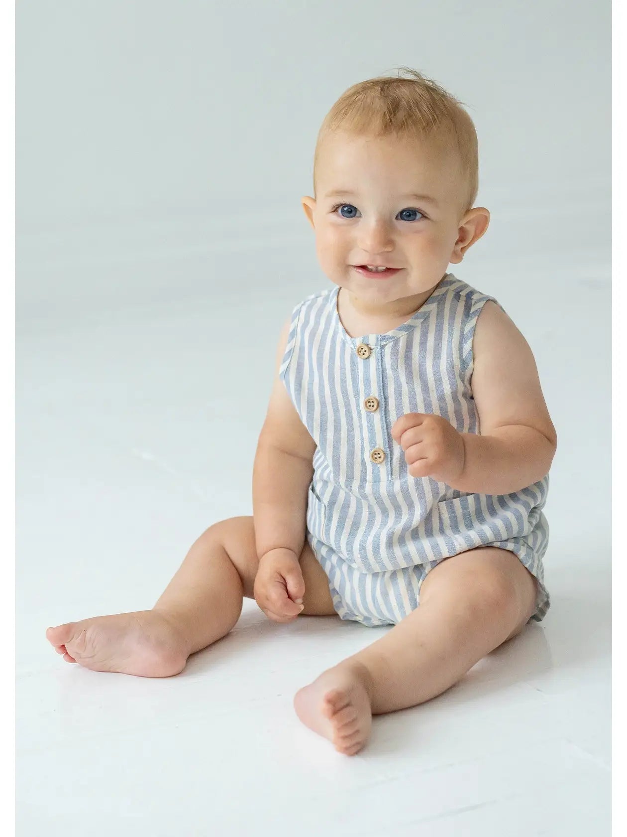 Blake Baby Blue Romper