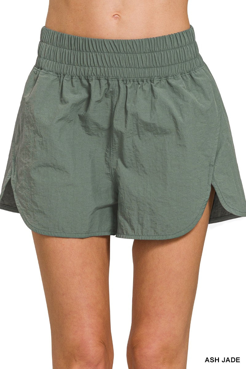 Wholebreaker Smocked Running Shorts