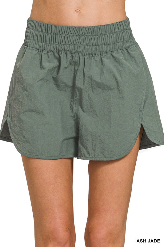 Wholebreaker Smocked Running Shorts