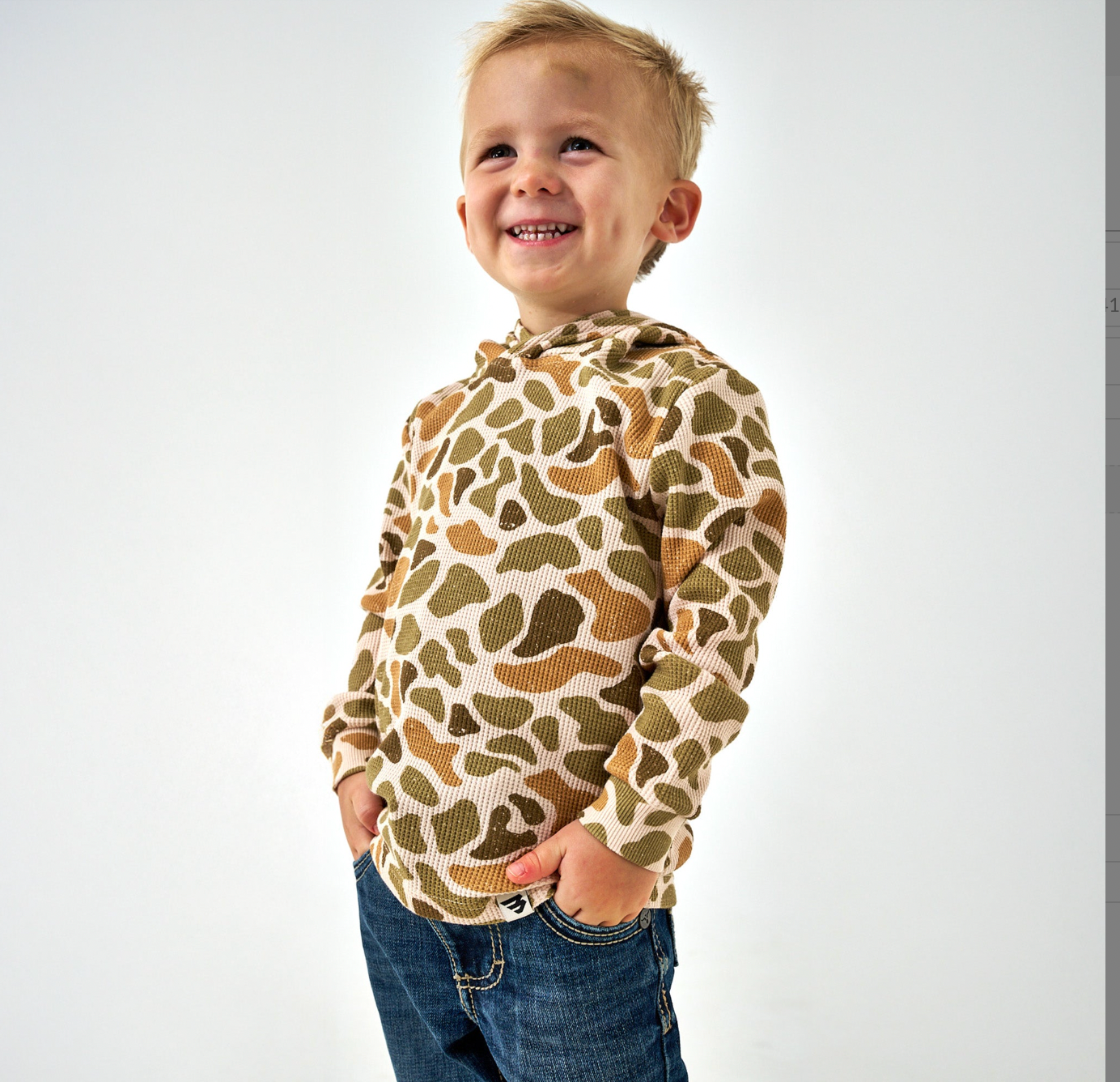 YOUTH THERMAL HOODIE-Venado CAMO