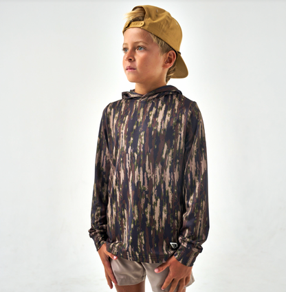 YOUTH PERFORMANCE HOODIE-Midland Camo