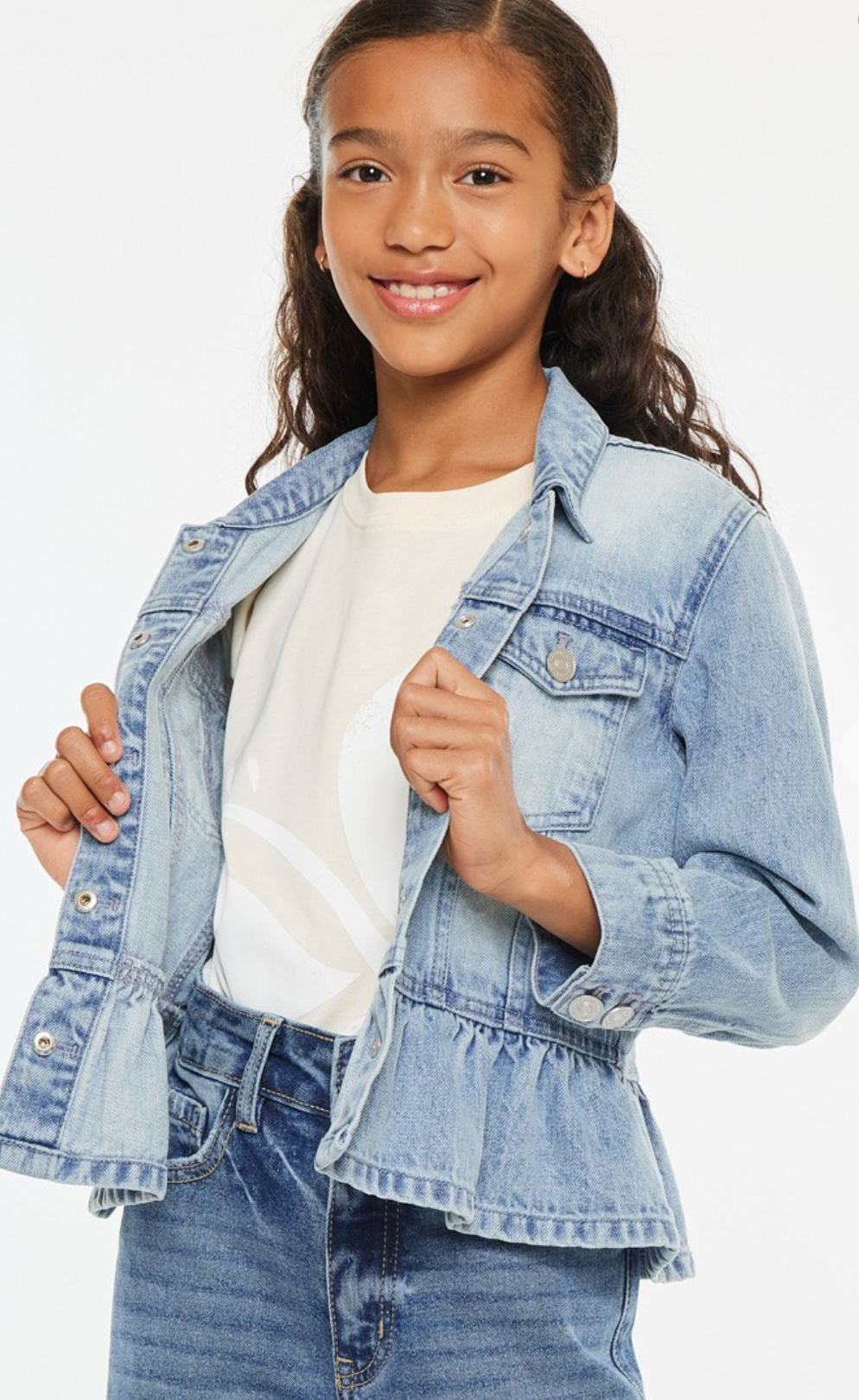 Youth Classic Fit Light Denim Jacket