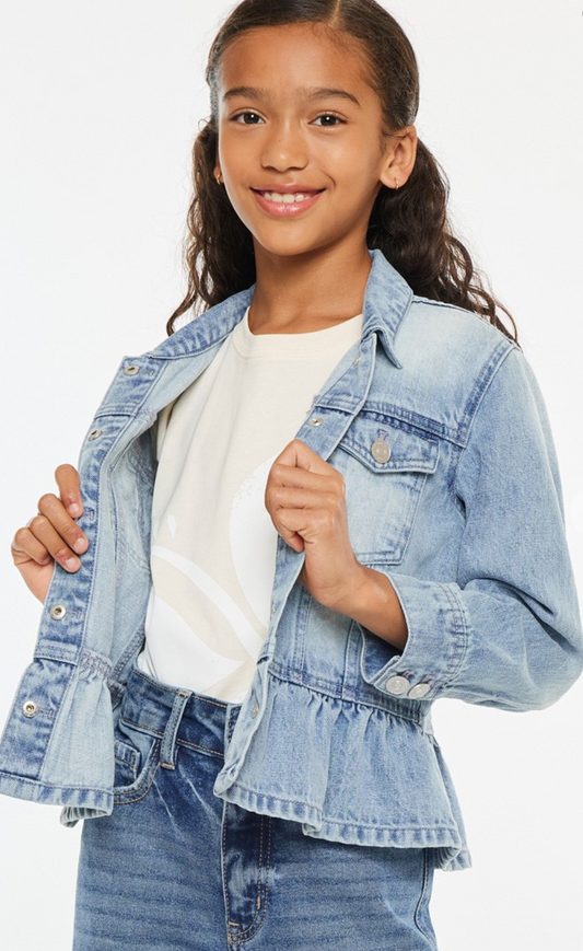 Youth Classic Fit Light Denim Jacket