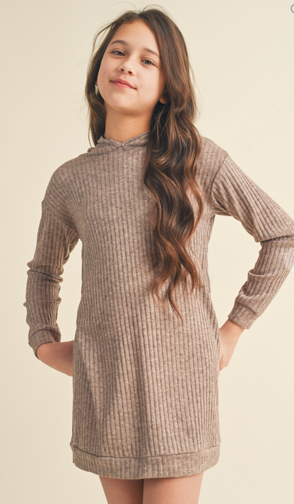 Hooded Sweater Dress