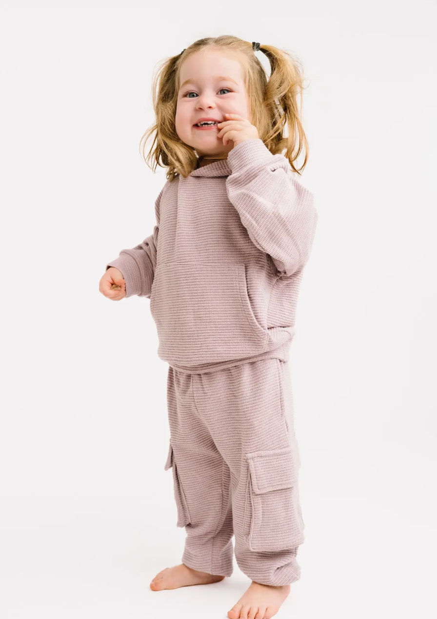 Lavender Fog Waffle Cargo Set