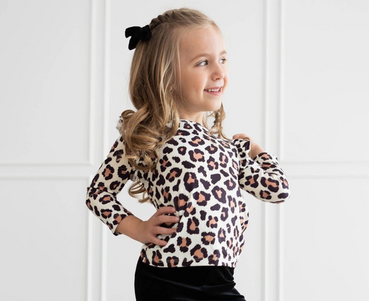 Wild One L/S Ruffle Tee