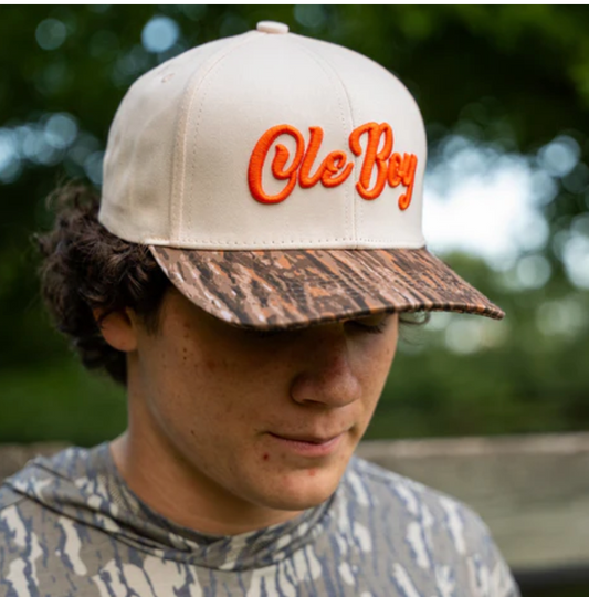 OLE BOY Deer Antler Bill Logo Hat