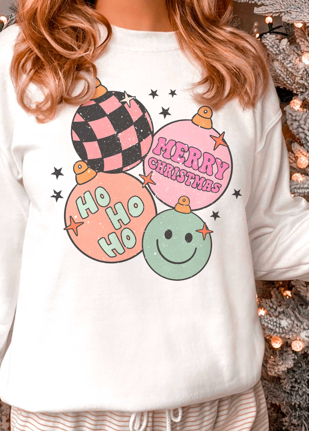 Kids- Merry Christmas Ho Ho Ho Ornaments Crew