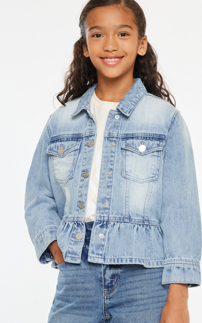 Youth Classic Fit Light Denim Jacket