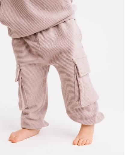 Lavender Fog Waffle Cargo Set