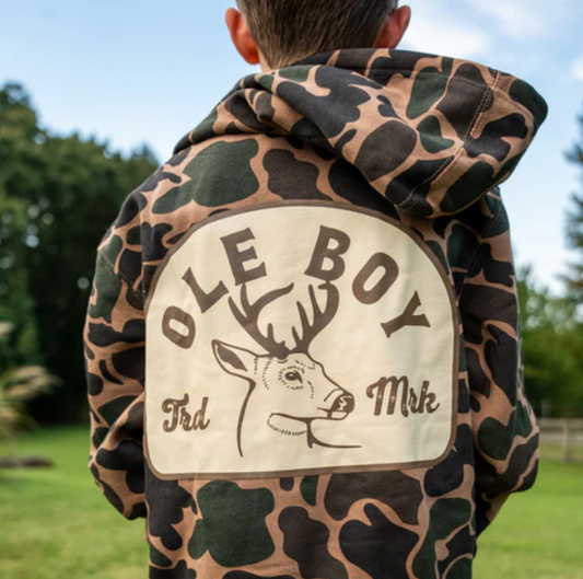 OLE BOY Camo Buck Hoodie - Youth