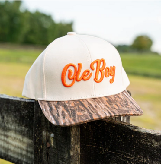 OLE BOY Deer Antler Bill Logo Hat