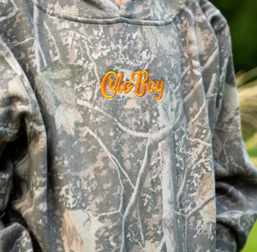 OLE BOY Deadwood Camo Logo Hoodie Youth