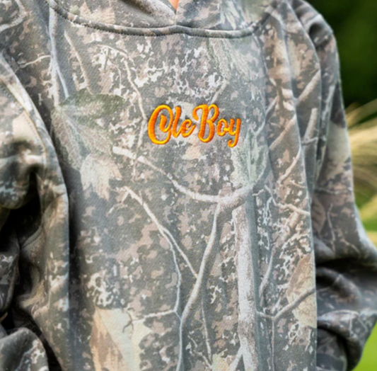 OLE BOY Deadwood Camo Logo Hoodie Youth