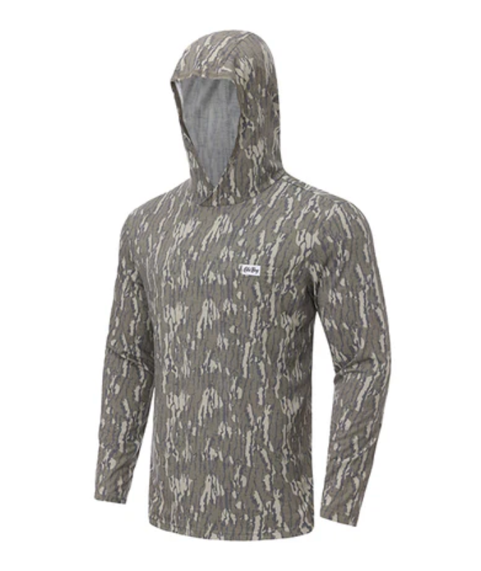 OLE BOY Performance Hooded Tee - Bottomland Camo