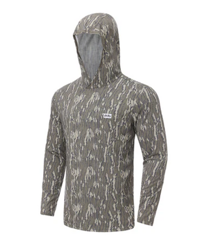 OLE BOY Performance Hooded Tee - Bottomland Camo
