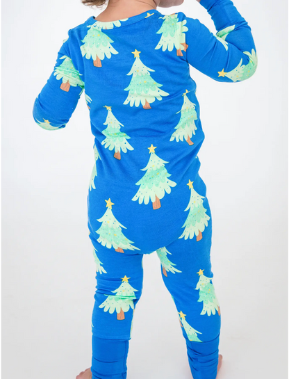 BlueChristmas tree bamboo sleeper